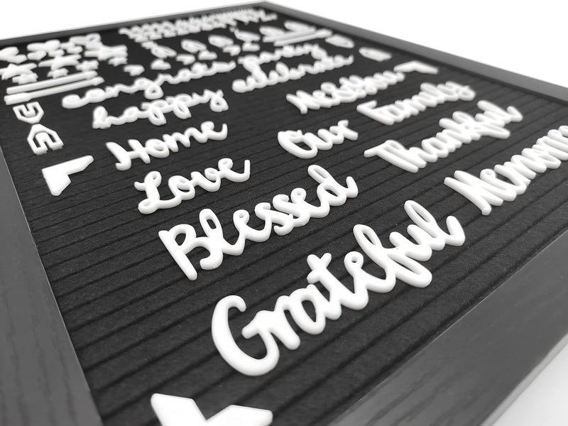 G GAMIT Felt Letter Board Letters Set, Letter Sign Symbol Numbers and Cursive Week and Month Only - Image 4